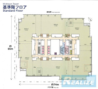 港区赤坂の賃貸オフィス・貸事務所 ミッドタウンタワー